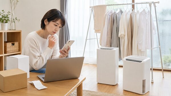 購入前に在庫・配送・型番を確認