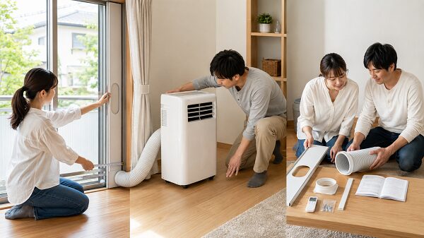 窓サイズ・設置場所・付属品を確認する