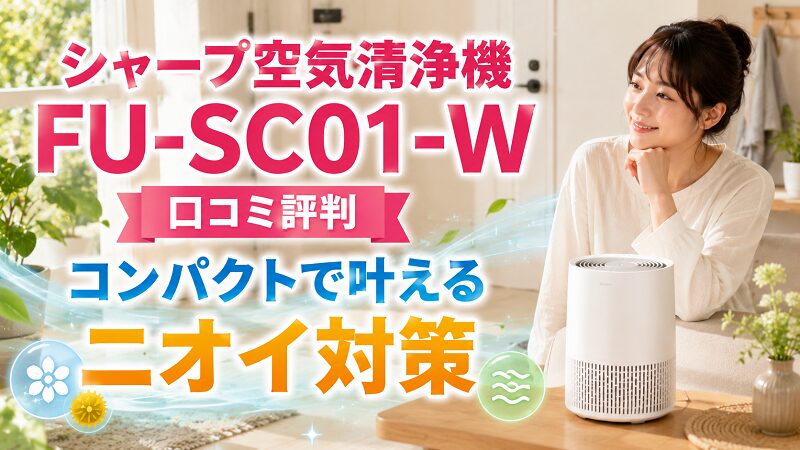 FU-SC01-W 口コミ・コンパクト空気清浄機