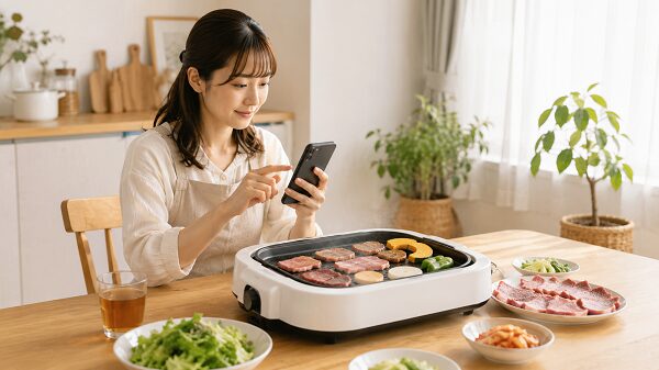 ホットプレートの電気代を確認する