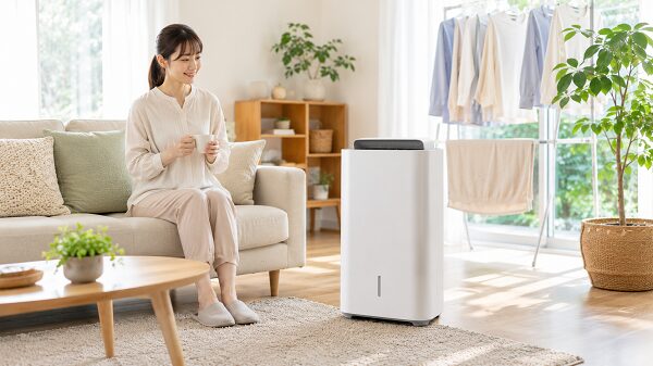 1台4役で季節家電をまとめる暮らし