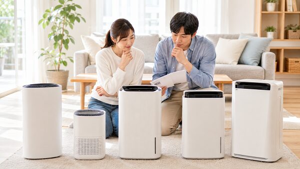 5機種を比較して選ぶイメージ