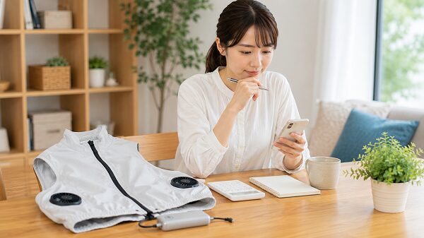 電気代を確認する生活シーン