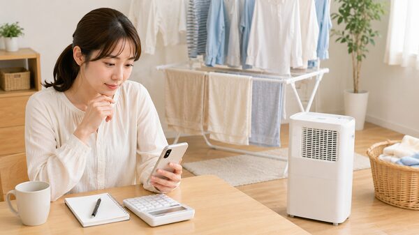 電気代を抑えて除湿機を使う